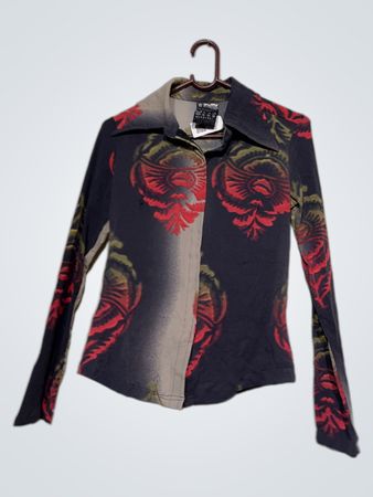 E.Play Damen Bedrucktes Langarmshirt