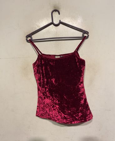 Fashion Studio Velvet Cami Top
