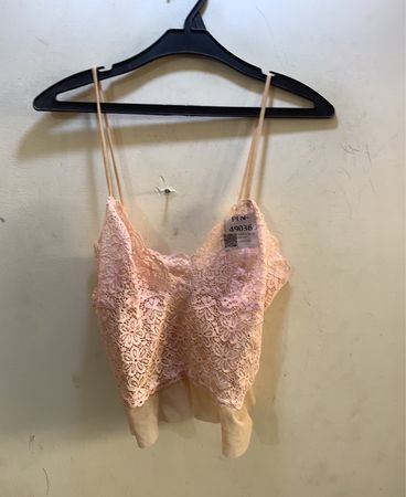 FaithVintage Pink Lace Camisole