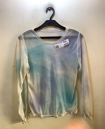 FaithVintage Transparente Langarmbluse
