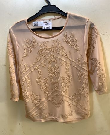 River Island Transparente bestickte Bluse