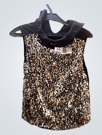 FaithVintage Pailletten Ärmelloses Top