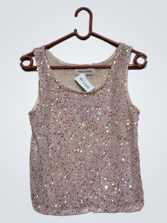 River Island Paillettentop
