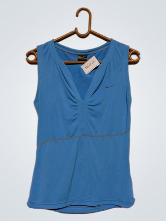 Nike Dri-Fit Blau Ärmelloses Tank Top