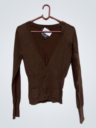 GATE ONE Fashion Factory Original Tradition Brauner Cardigan