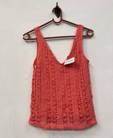 SPRINGFIELD Coral Crochet Tank Top