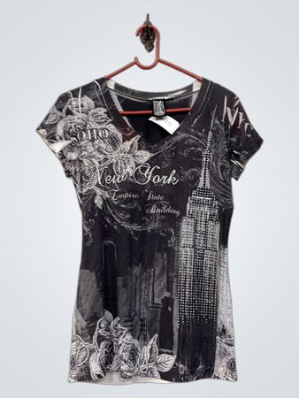 New York Empire State Building Grafik T-Shirt