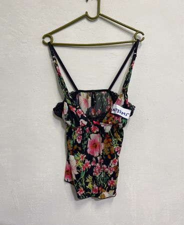 La Senza Floral Lace Trim Cami Top