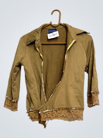 TipatoSta New Generation Brown Lace Trim Jacket