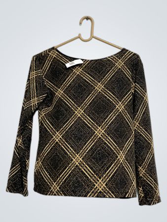 Langarmshirt mit Karomuster