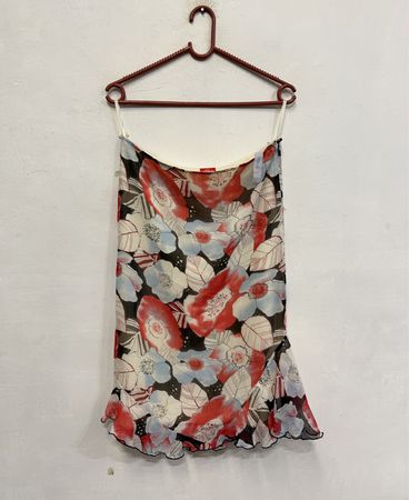 S.Oliver Floral Print Midi Rock
