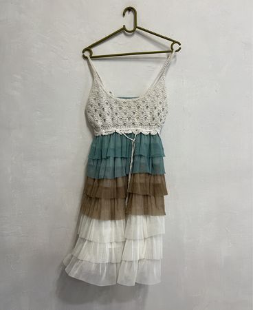 Joie Damen Kleid mit gestuften Rüschen