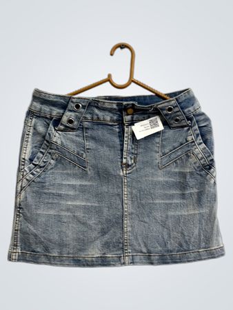 Blauer Jeansrock