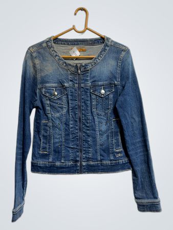 PD Weekend Damen Jeansjacke mit Nieten