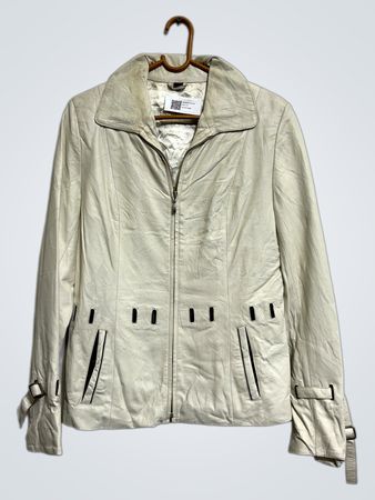 Bennys Shop Creme Lederjacke