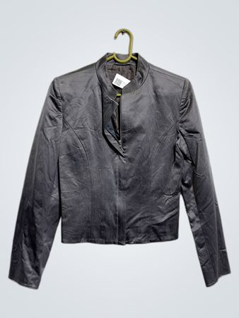 Grau verkürzte Jacke