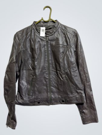 MARIE PHILIPPE Damen Kunstlederjacke