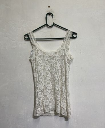 Jessica White Lace Tank Top