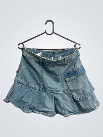 ROMWE Denim Cargo Minirock