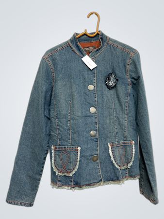 Pastille Menthe Denim-Jacke