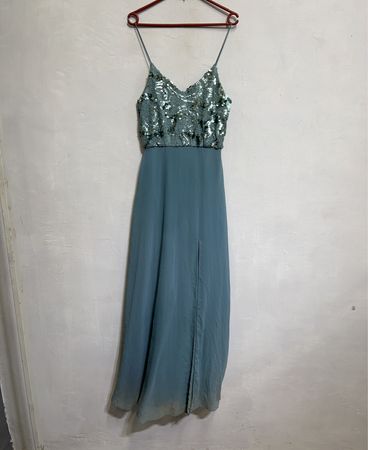 Paillettenkörper Maxi-Kleid
