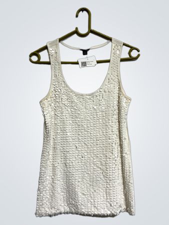Ann Taylor Petite Pailletten-Top