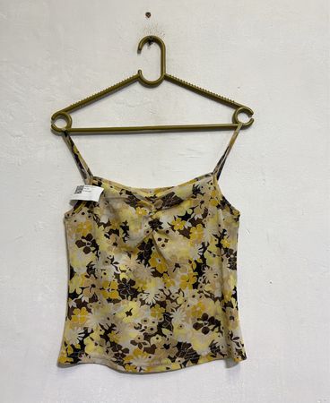 Floral Print Trägershirt