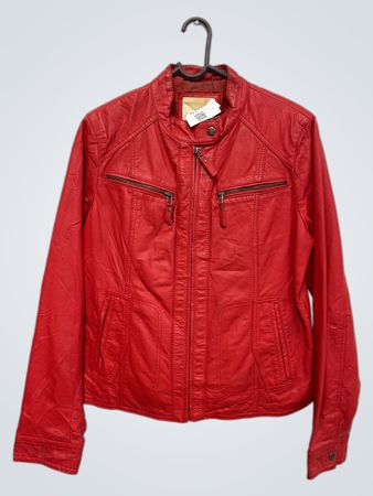 SORA by jbc Rote Kunstlederjacke