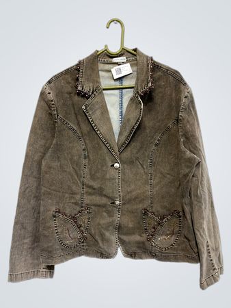 LIVIA CENTO Damen Jeansjacke
