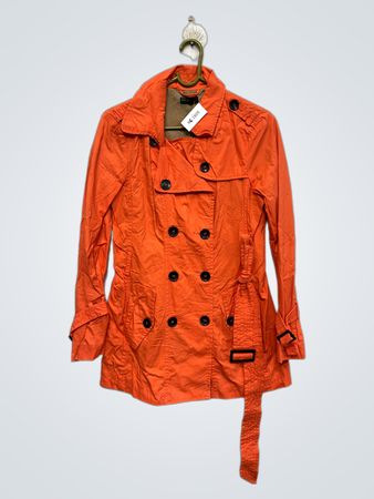 Stile Benetton Orange Trench Coat