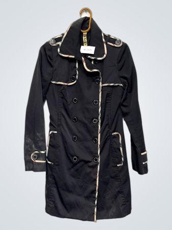 OSLEY Black Trench Coat
