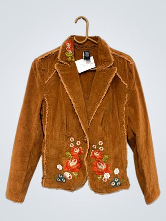 Rider Jeans bestickte Cordjacke