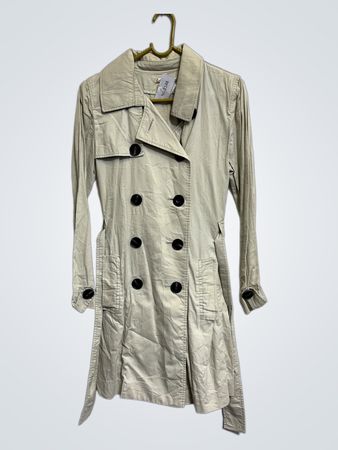 Li Li Georgette Trench Coat