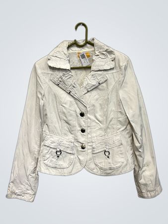 BIBA Weiße Kurze Jacke