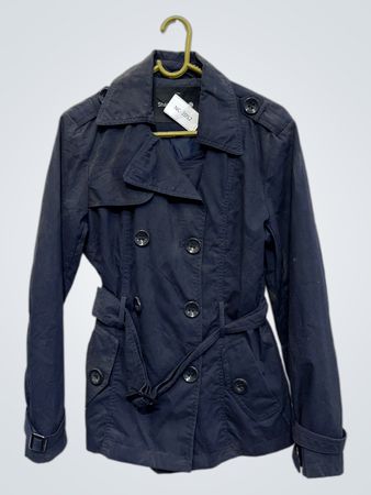 Shana Revolution Shops Marine Doppelt verschlossene Gürteljacke