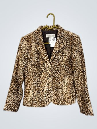 Jackie Jon New York Leopardenmuster Blazer