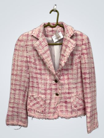UNGER Pink Tweed Jacke