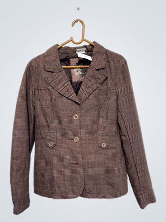 Farben der Welt Plaid Blazer