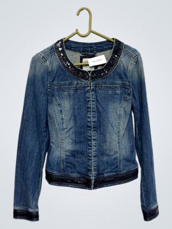 Esprit Denimjacke mit Pailletten