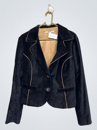 NOLITA ITALY Schwarzer Samt-Blazer
