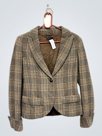 Stile Benetton Plaid Blazer