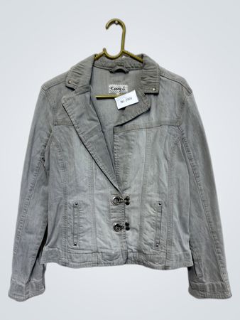 Kenny S. Damen Graue Denimjacke