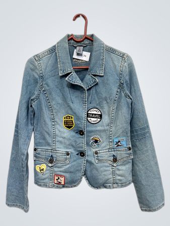 Silver Jeans Denimjacke mit Patches