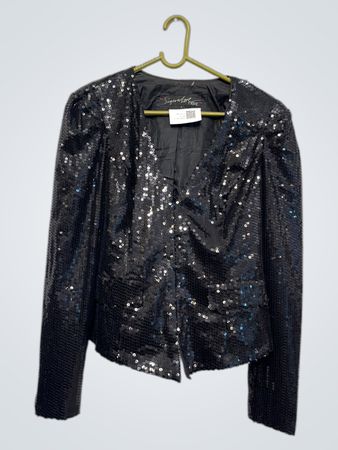 Signature Next Schwarz Paillettenjacke