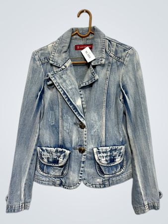 YUAN CHEN LONA Damen Jeansjacke