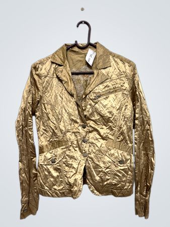 Goldene Damenjacke