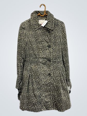 John Lewis Damen Leopardenmuster Trenchcoat