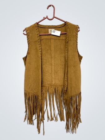 Pimkie Suede Fringe Vest