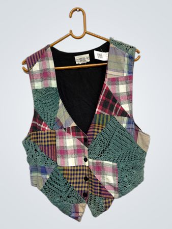 Fashion Passport Patchwork Häkelweste