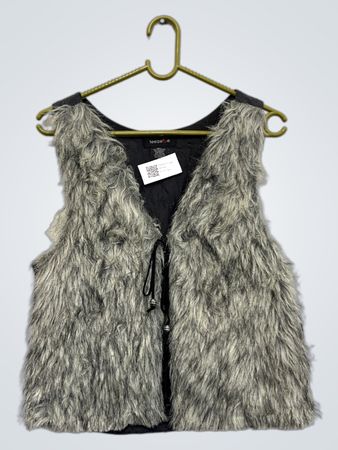 Teeze Me Faux Fur Trim Weste